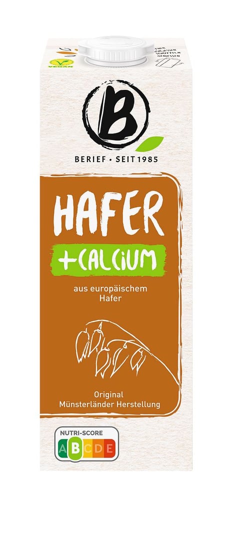 Berief - Hafer Drink Calcium Naturland vegan - 1 l Packung