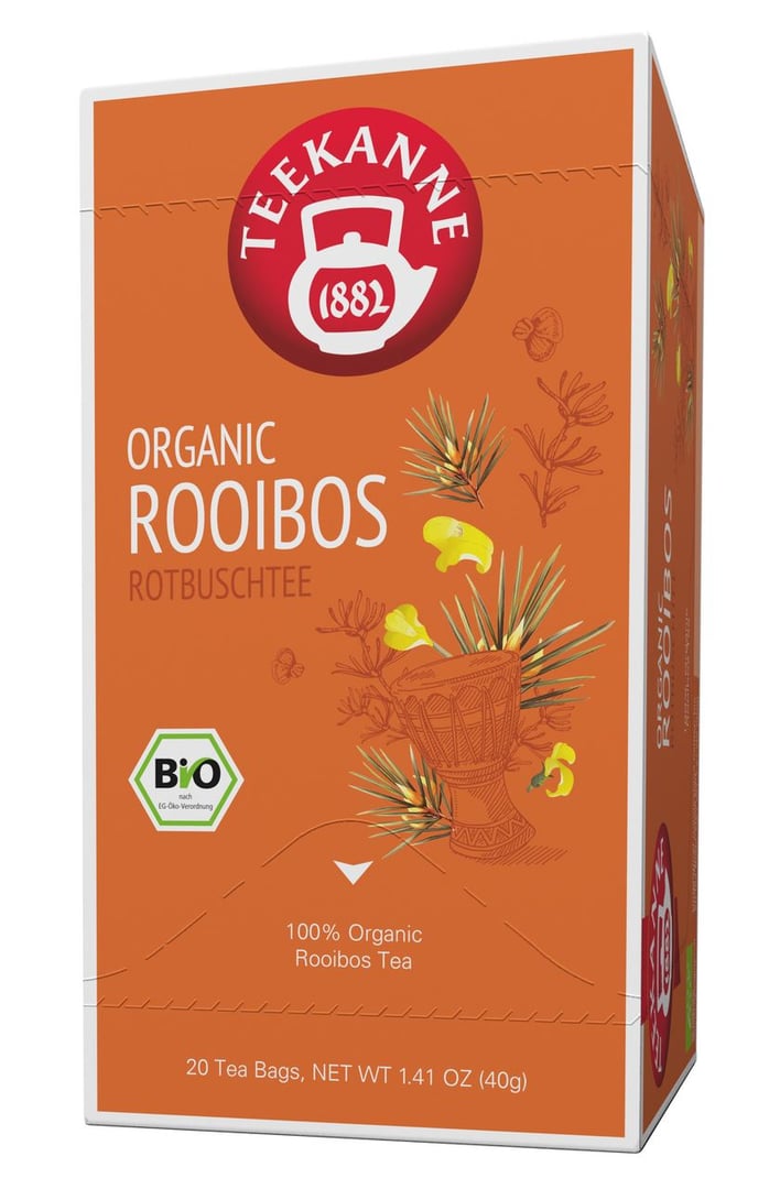 Teekanne - Bio Organic Rooibos 20 Teebeutel - 40 g Faltschachtel
