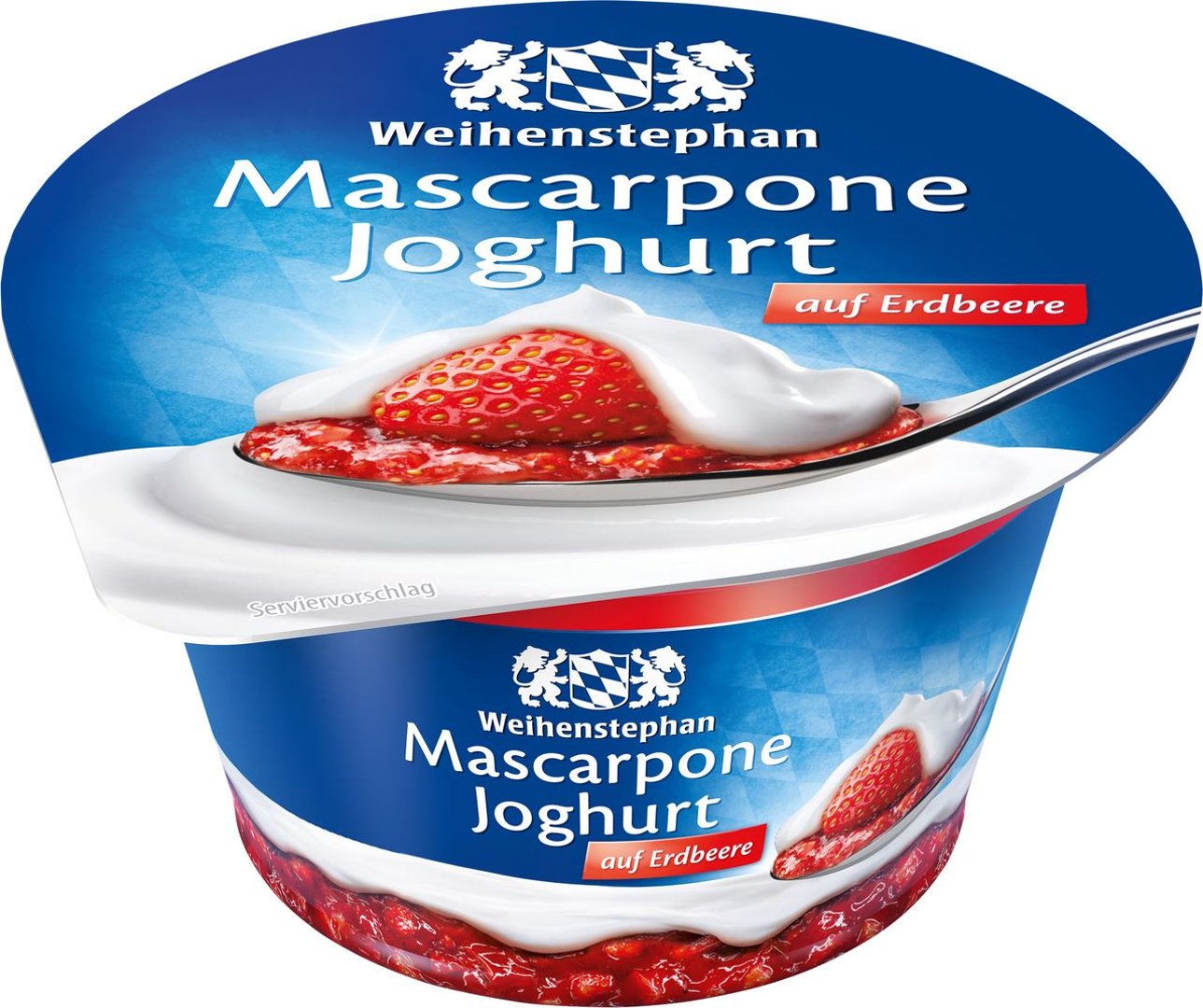 Weihenstephan - Joghurt mit Mascarpone Erdbeere - 150 g Becher