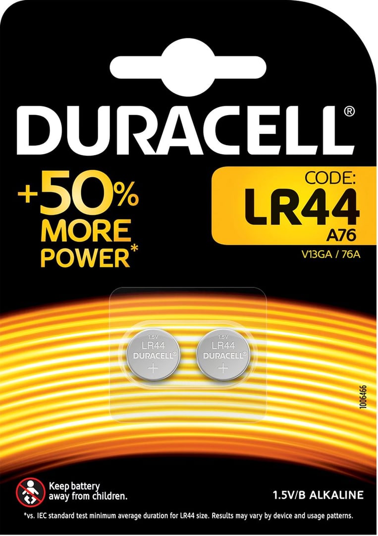 Duracell LR44 Alkaline 2 Stück