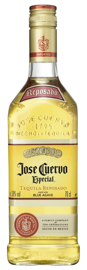 Jose Cuervo - Tequila Especial Tequila Reposado Gold 38 % Vol. 700 ml Flasche