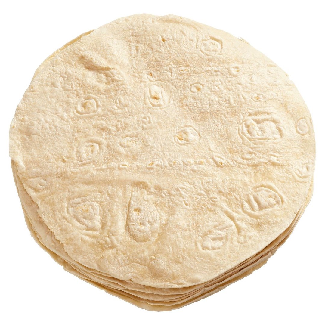 SALOMON FoodWorld - Wrap Tortilla Traditional Plain, tiefgefroren, Ø 25 cm, 144 Stück à ca, 65 g - 9,9 kg Karton