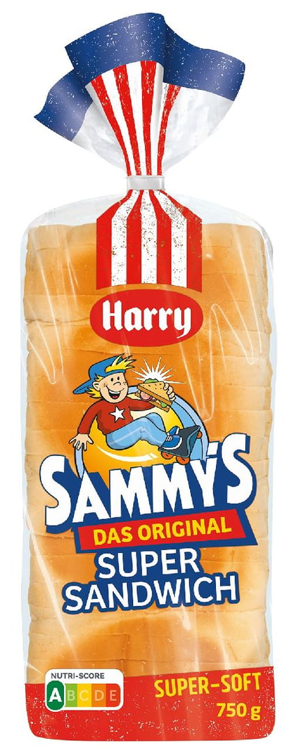 Harry - Sammys Super Sandwich super-soft, geschnitten - 750 g Beutel
