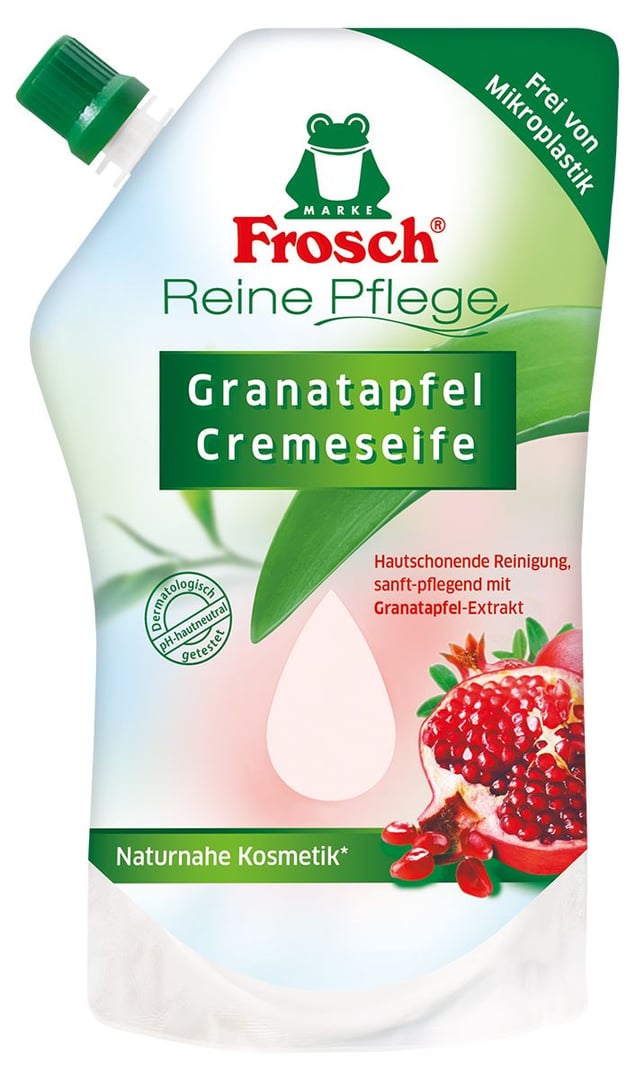 Frosch Reine Pflege Cremeseife Granatapfel - 518 g Beutel