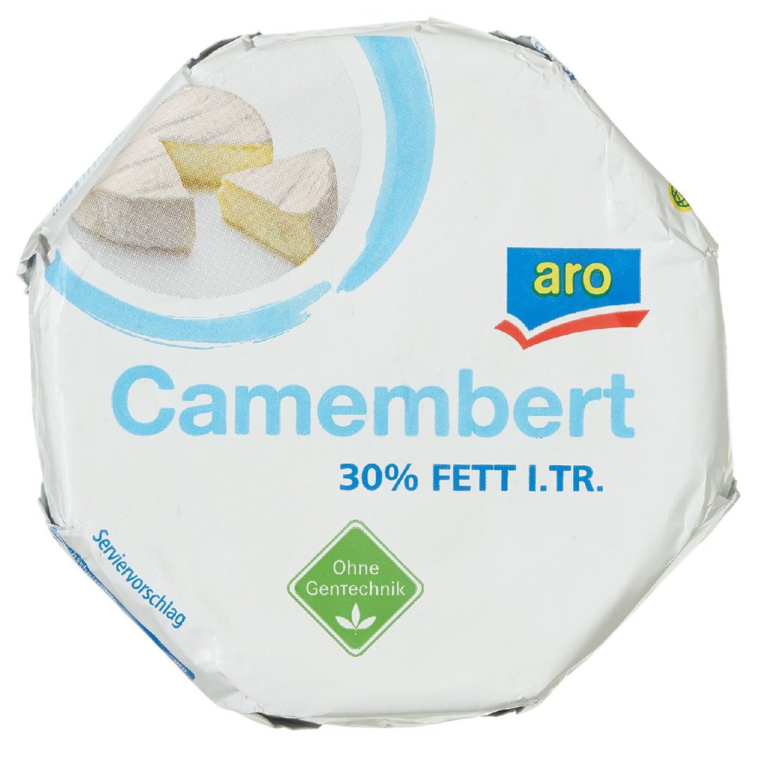 aro - Camembert französischer Weichkäse, 30 % Fett 125 g Packung