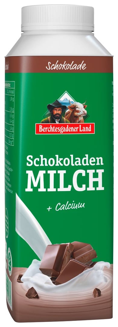 Berchtesgadener Land - Schokoladenmilch frisch 3,7% Fett 400 g Flasche