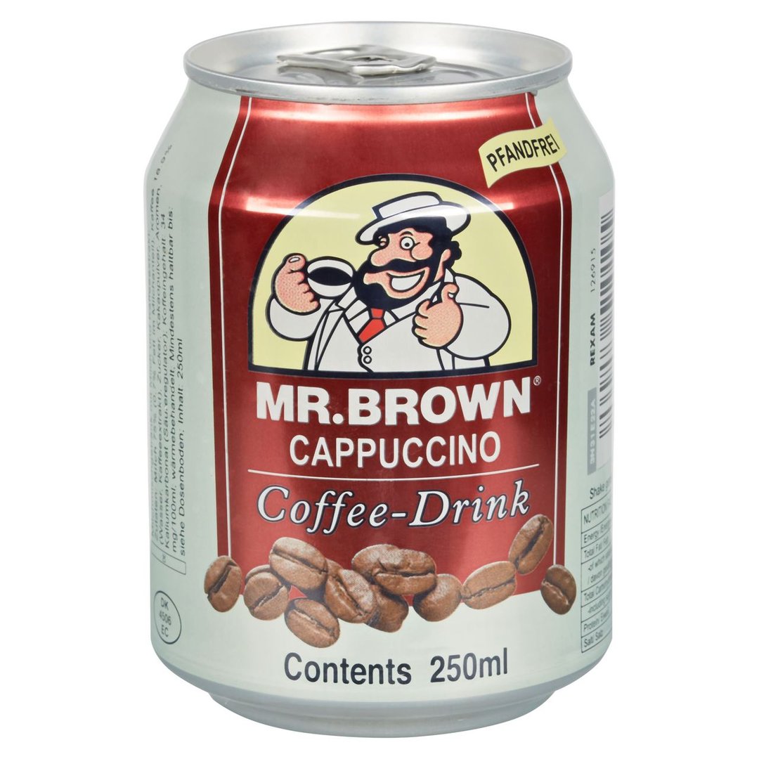 Mr. Brown - Cappuccino Coffée Drink - 250 ml Dose