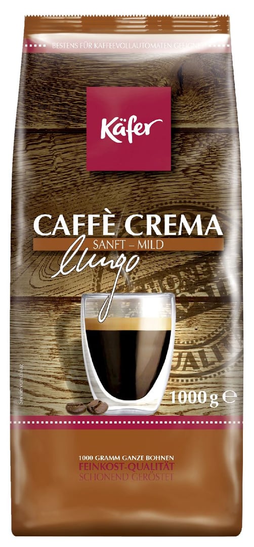 Käfer Caffe Crema Lungo - 1,00 kg Beutel