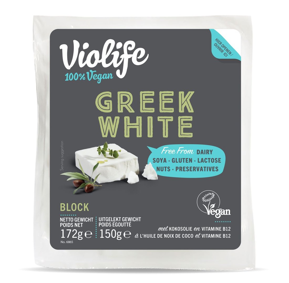 Violife - Greek White Block vegan gekühlt - 172 g Schrumpfpackung