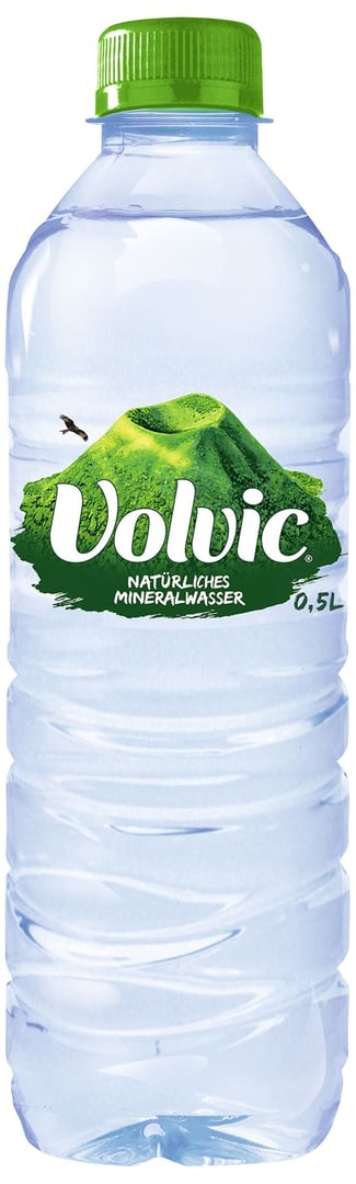Volvic - Natürliches Mineralwasser Naturell 0,5 l Flasche