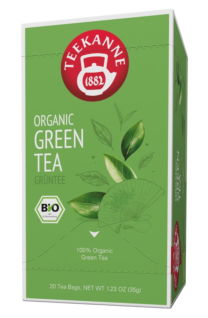 Teekanne - Bio Organic Green Tea 20 Teebeutel - 35 g Faltschachtel