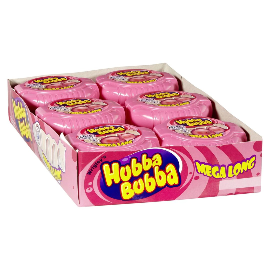 Hubba Bubba - Bubble Tape Fancy Fruit - 12 x 56 g Schachtel