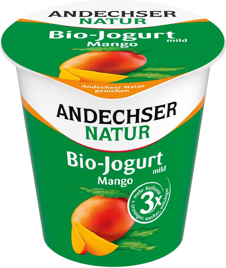 Andechser - Bio Fruchtjogurt mild 3,8 % Mango gekühlt - 150 g Becher