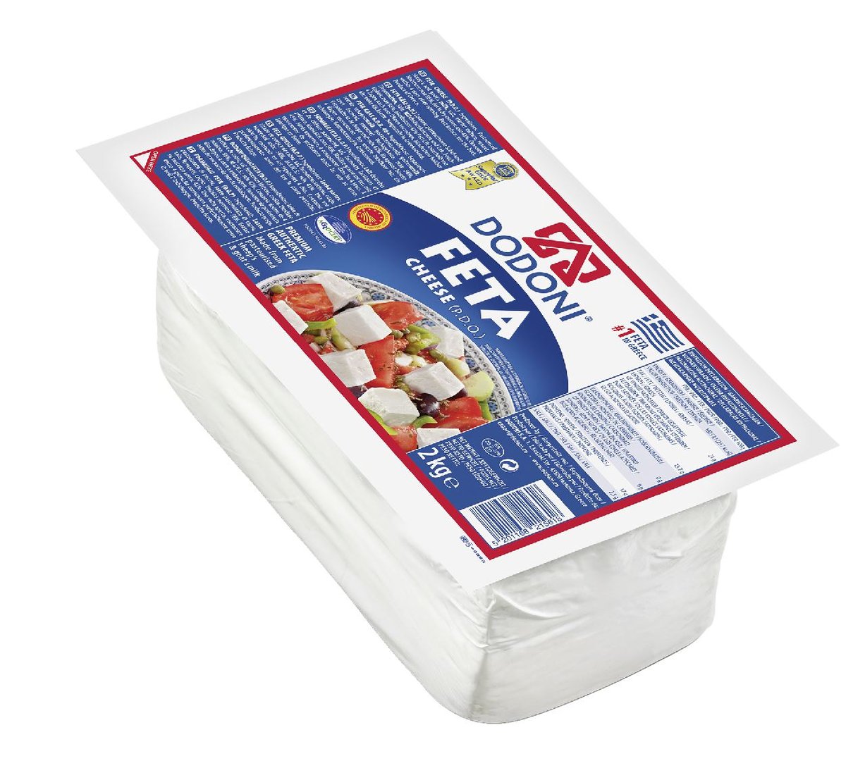 DODONI - Feta Käse DOP g.U. 43 % Fett i.Tr. gekühlt - 2 kg Packung