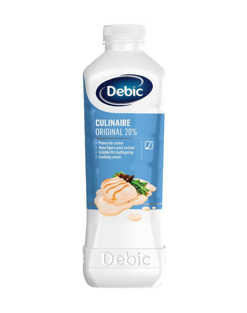 Debic - Culinaire Original Kochsahne 20 % Fett gekühlt - 2 l Flasche