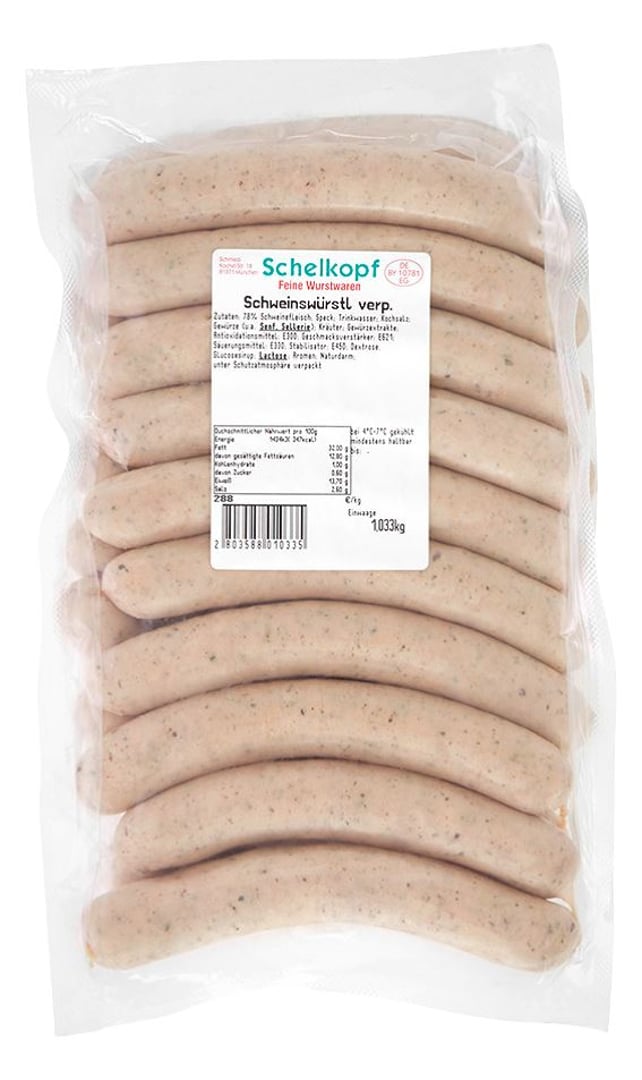 Schelkopf - Schweinswürstl 600 g