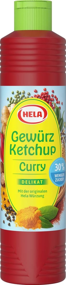 Hela - Gewürz Ketchup Curry Delikat - 800 ml Flasche