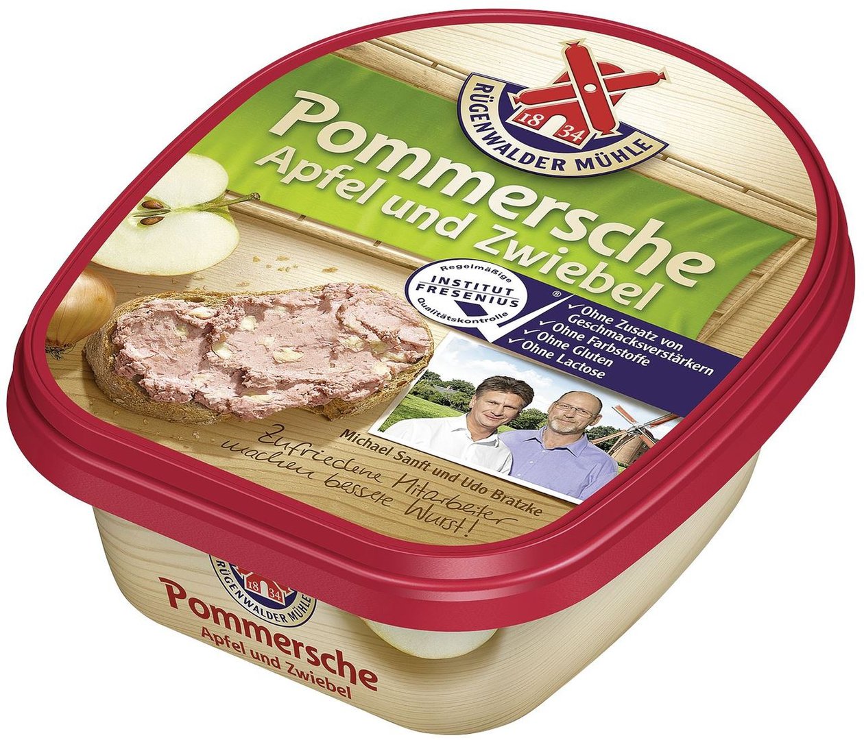 Pommersche Gutsleberwurst - Apfel und Zwiebel - 125 g Becher