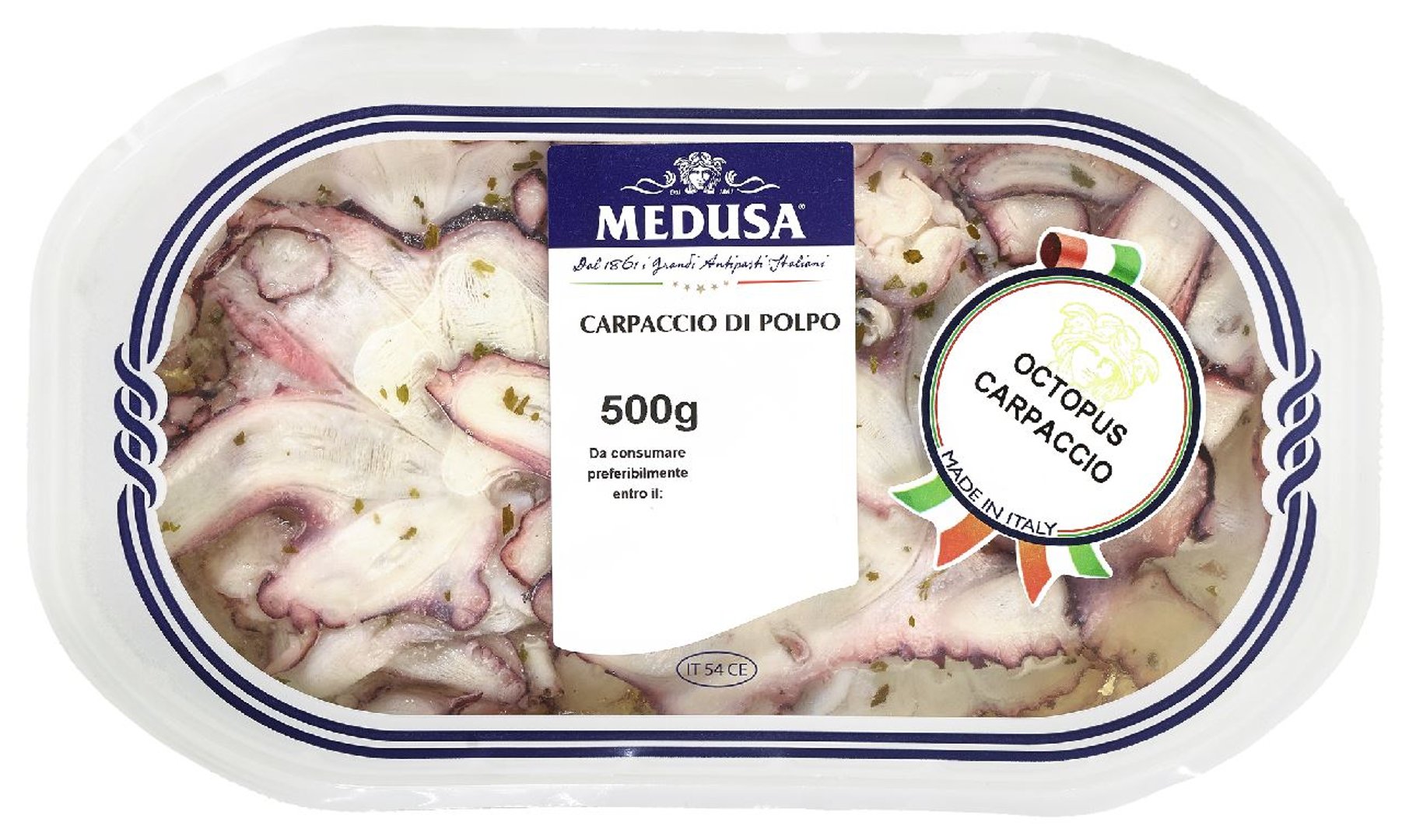 Medusa - Octopus Carpaccio gekühlt - 500 g Packung