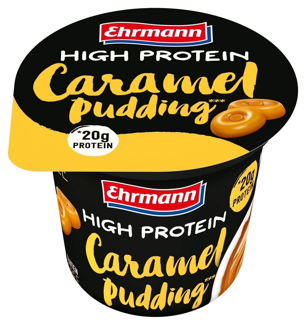 Ehrmann - High Protein Pudding Karamell - 200 g Becher