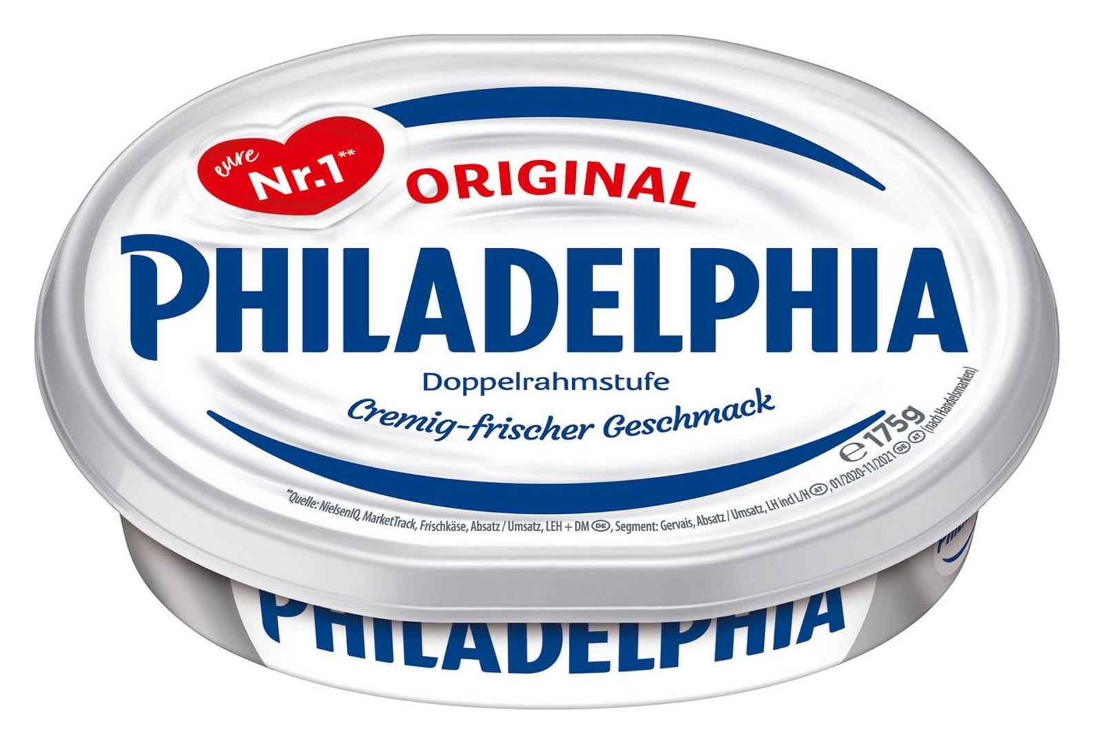 Philadelphia Klassisch Natur Doppelrahm Frischkäsezubereitung - 175 g Packung