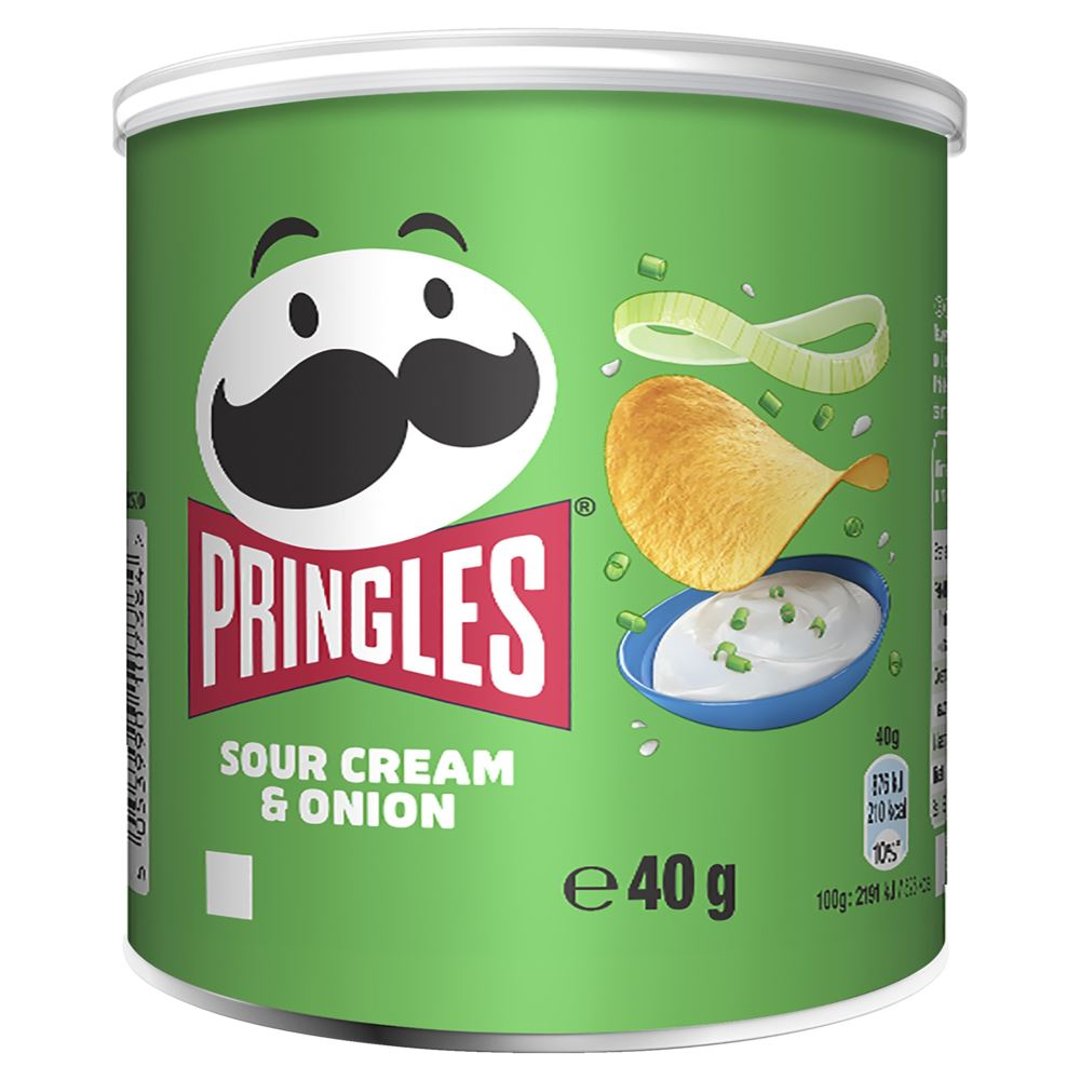 Pringles - Sour Cream & Onion 40 g Dose