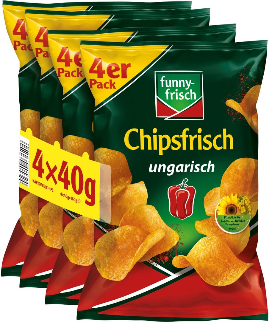 funny-frisch - Chipsfrisch Ungarisch - 160 g Paar