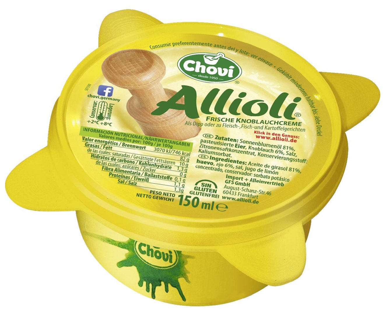 Allioli - Dip Knoblauch - 150 ml Becher