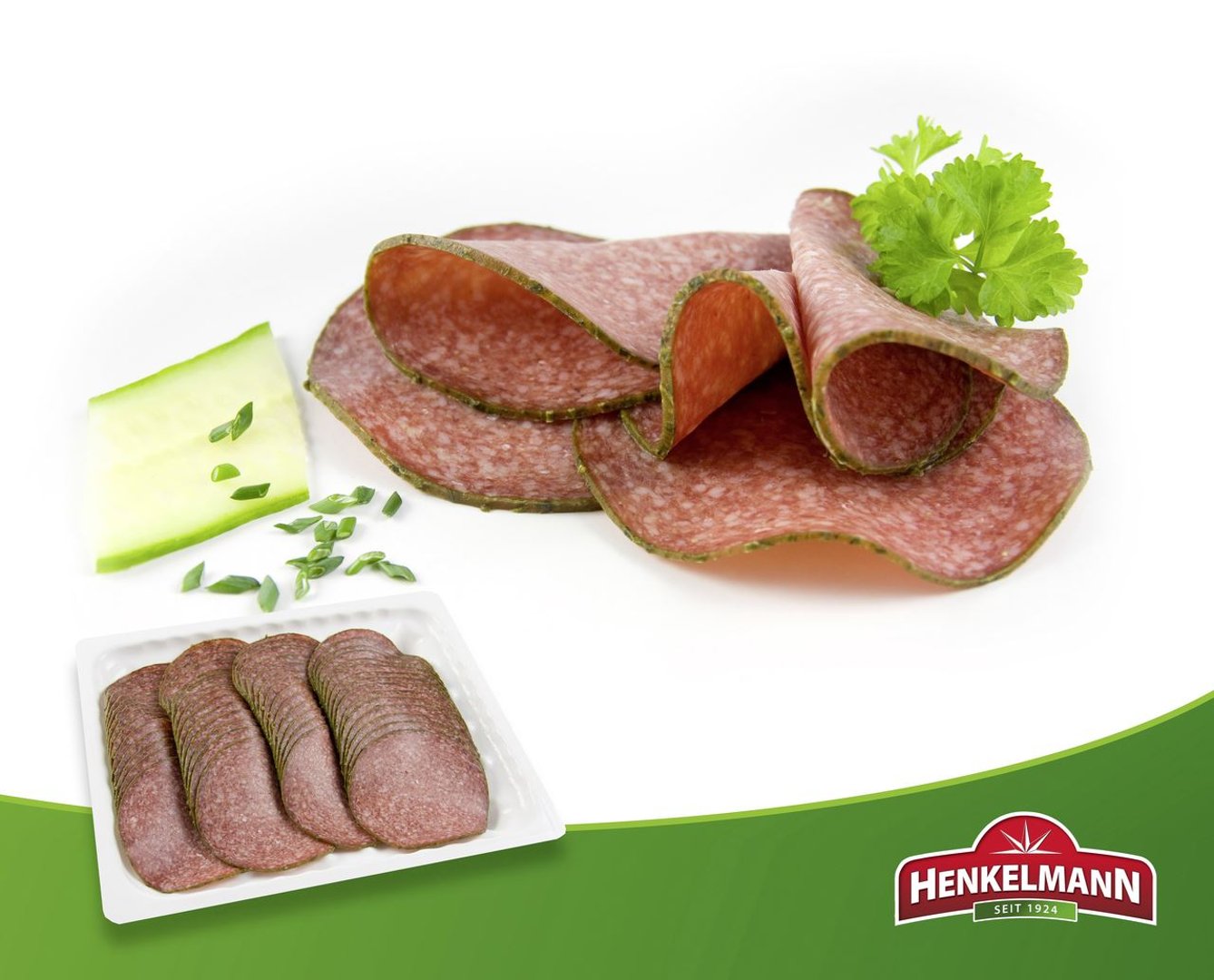 Henkelmann - Delikatess Kräuter-Salami Italienische Art - 500 g Packung