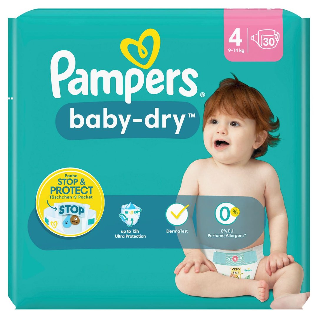Pampers baby-dry Single Pack Gr.4 9-14 kg