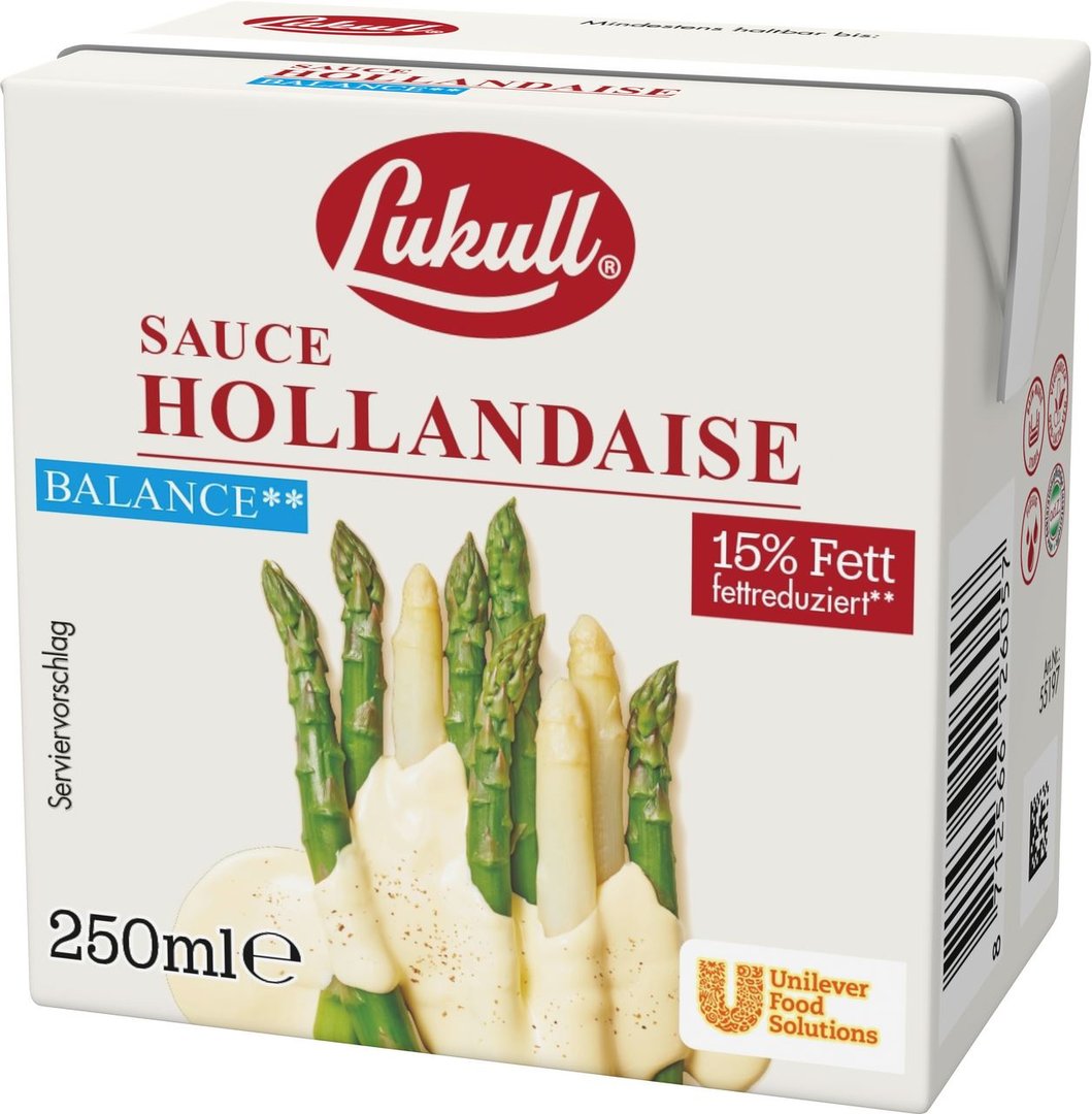 Lukull - Sauce Hollandaise balance 250 ml Dose