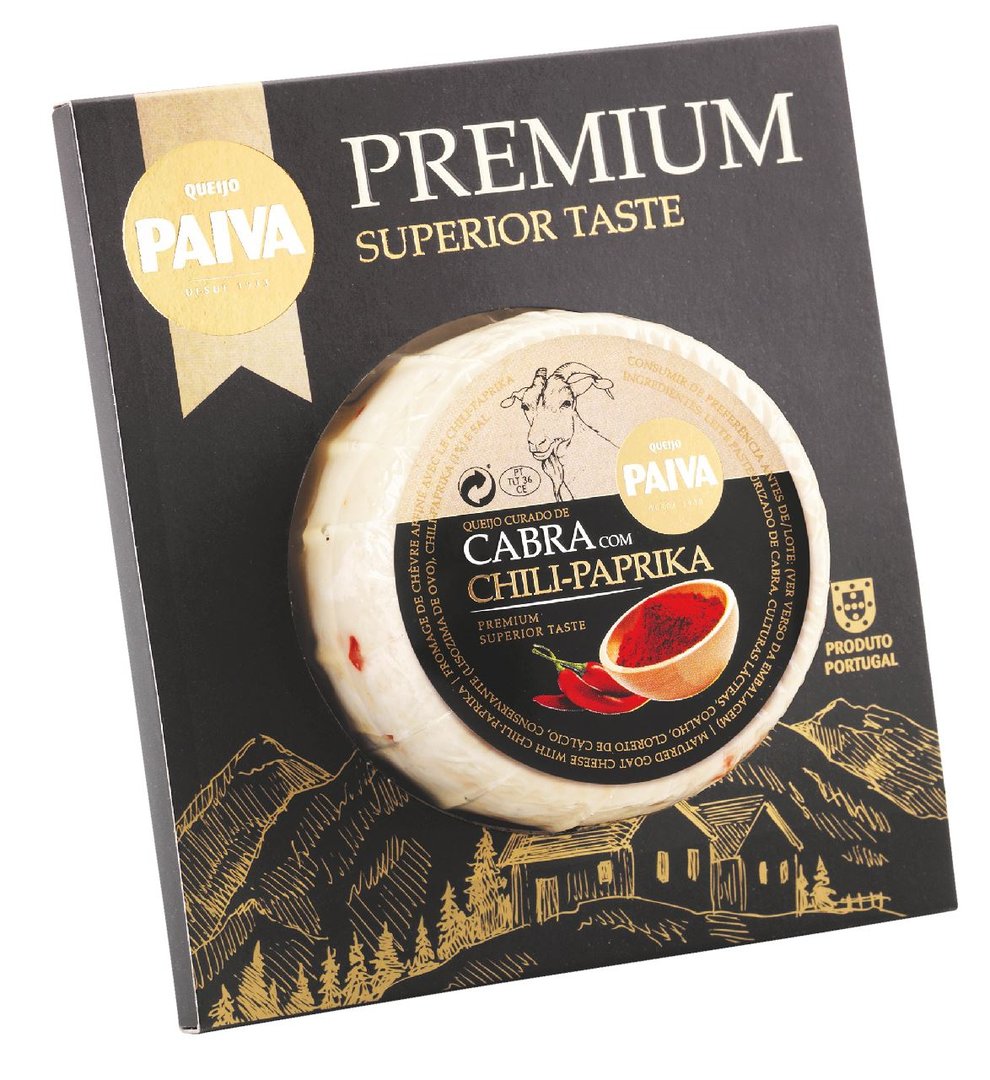 QUESO PAIVA - Ziegenkäse mit Paprika gekühlt 54 % Fett i.Tr. - 190 g Stück
