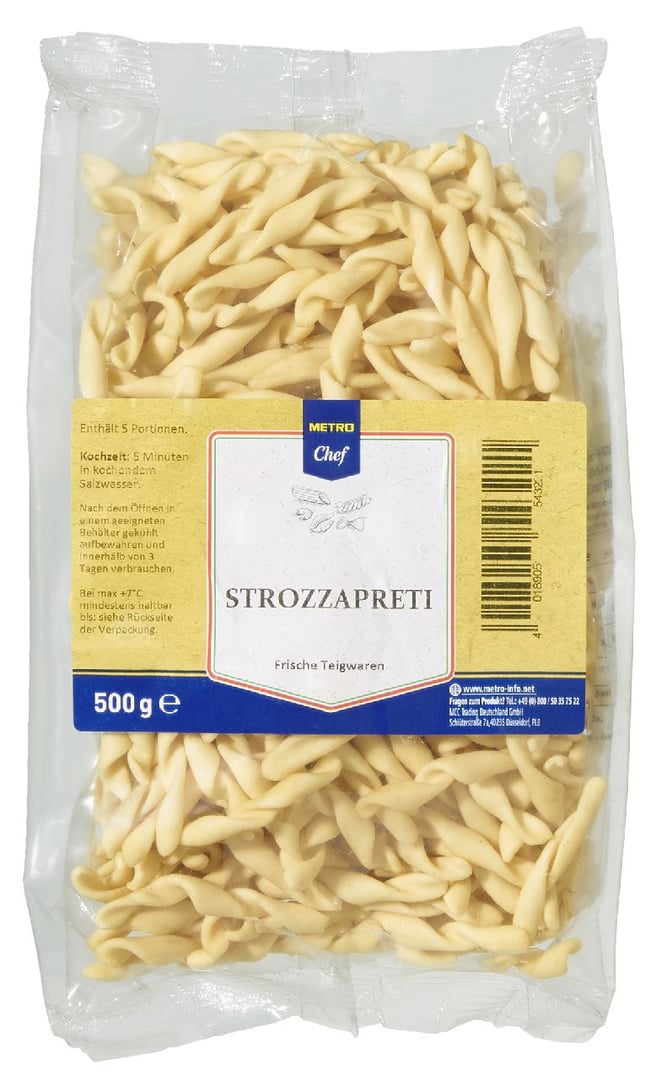 METRO Chef - Pasta Strozzapreti - 500 g Beutel