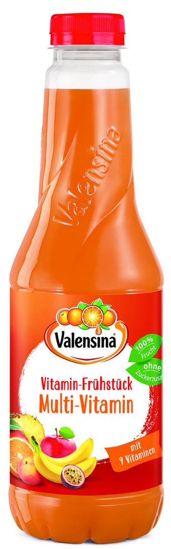 Valensina - Multivitamin PET Einweg - 6 x 1 l Flasche