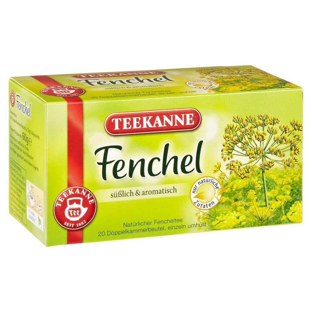 Teekanne - Kräutertee Fenchel, 20 Teebeutel à 3 g - 60 g Packung