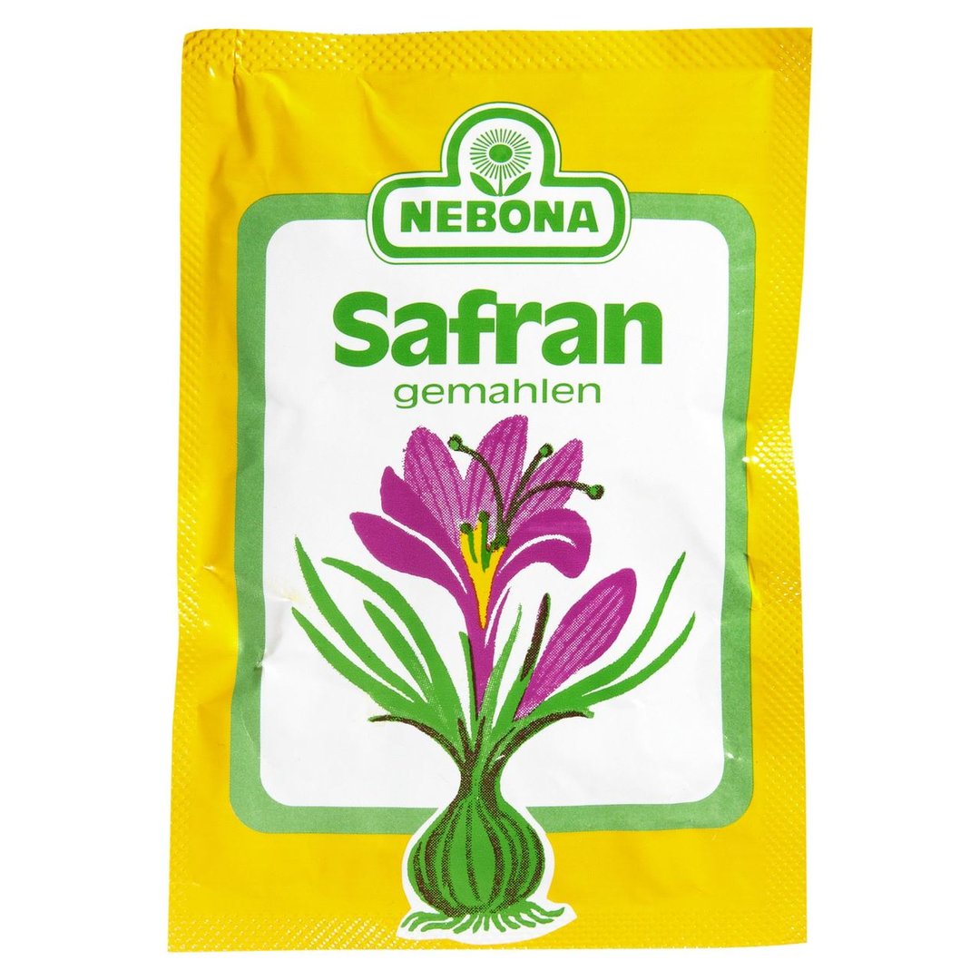 Nebona - Safran gemahlen 0,1 g Packung