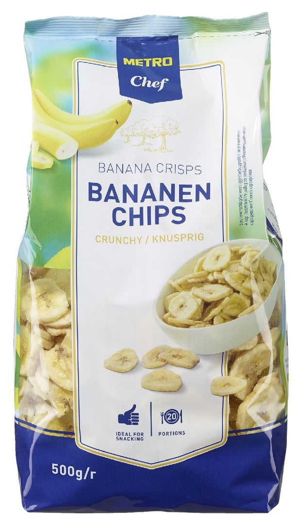 METRO Chef - Bananen Chips - Philippinen - 500 g Beutel