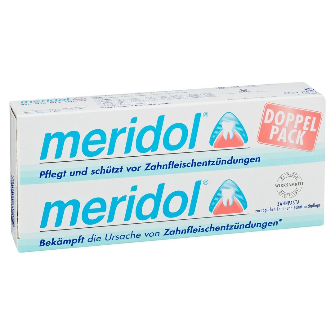 Meridol Zahnpasta Sanftes Weiss - 150 ml Packung