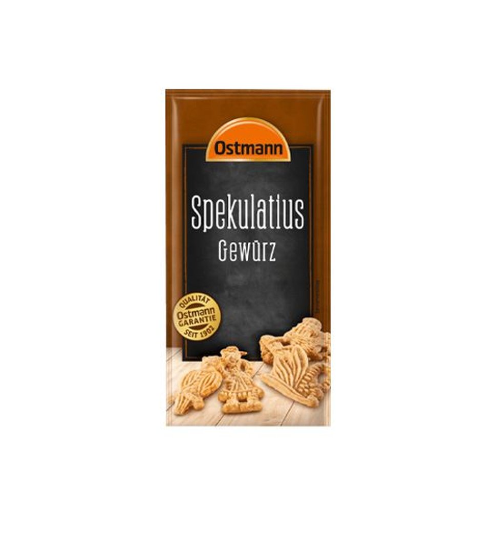Ostmann - Spekulatius Gewürz gemahlen, Mix aus: Zimt, Coriander, Anis, Nelken und Cardamon 15 g Beutel