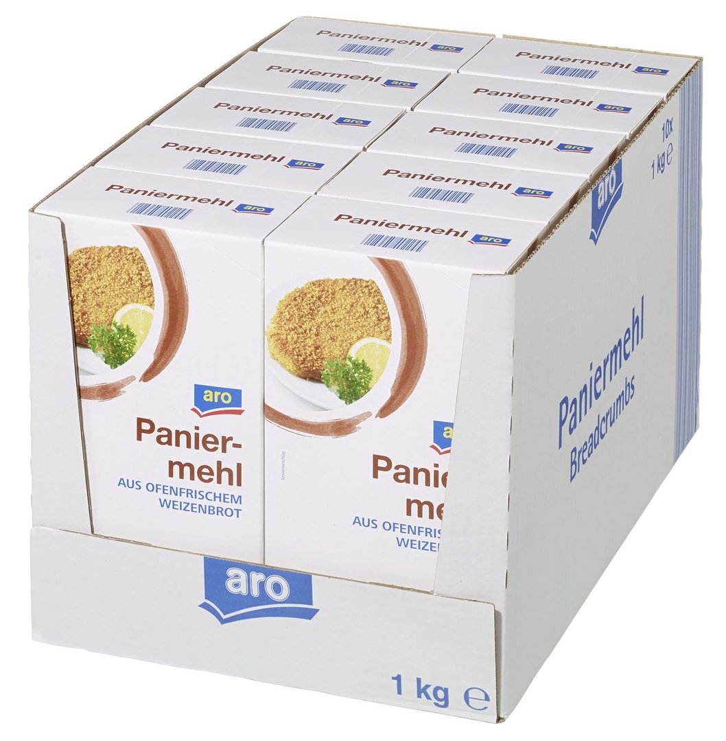 aro - Paniermehl - 10 x 1,00 kg Packungen