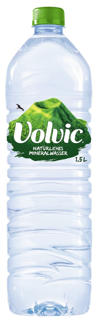 Volvic - Natürliches Mineralwasser Naturell 480 x 1,5 l Flaschen