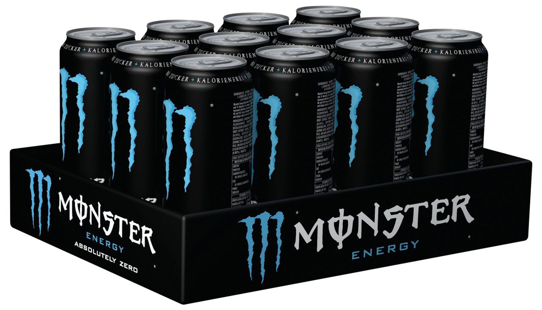 Monster - Energy Absolutely Zero - 12 x 0,5 l Dosen