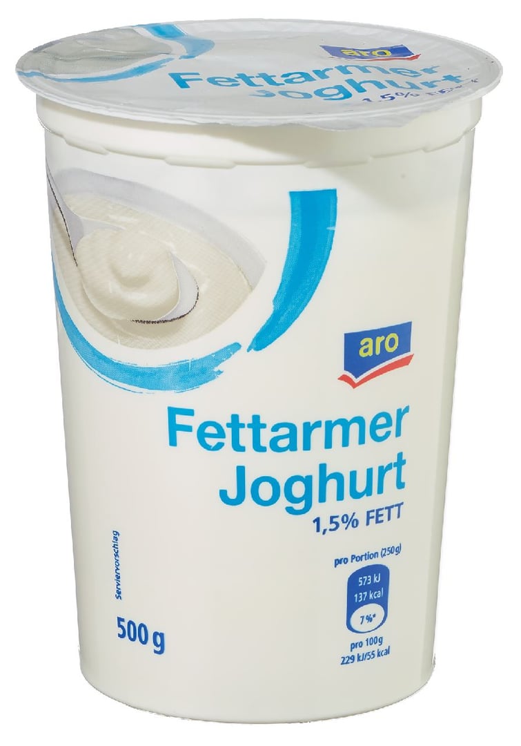 aro - Joghurt 1,5 % Fett im Milchanteil - 500 g Becher