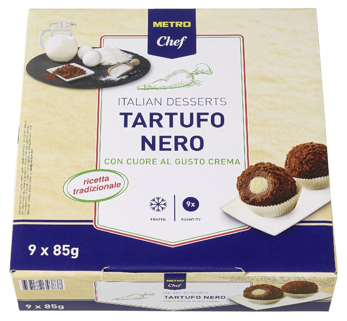 METRO Chef - Tartufo Nero 9 Stück à 85 g - 1 Box