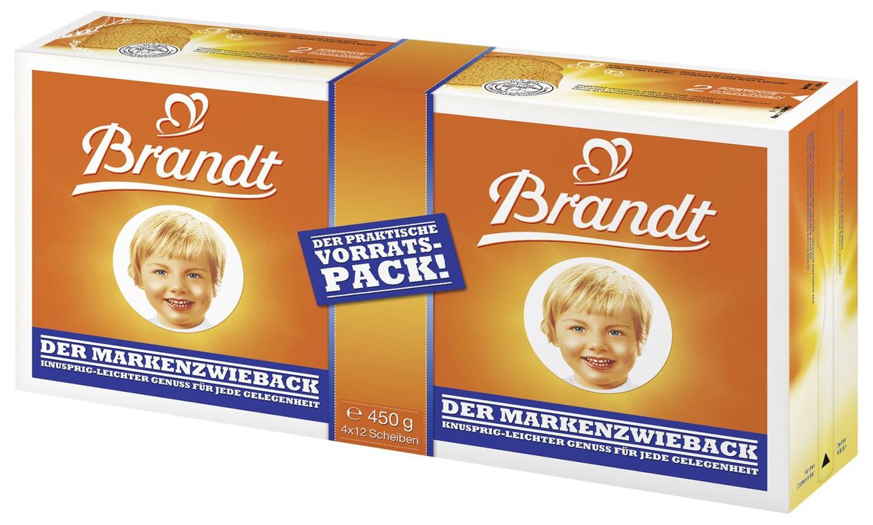 Brandt - Der Markenzwieback fertig gebacken - 1 x 450 g