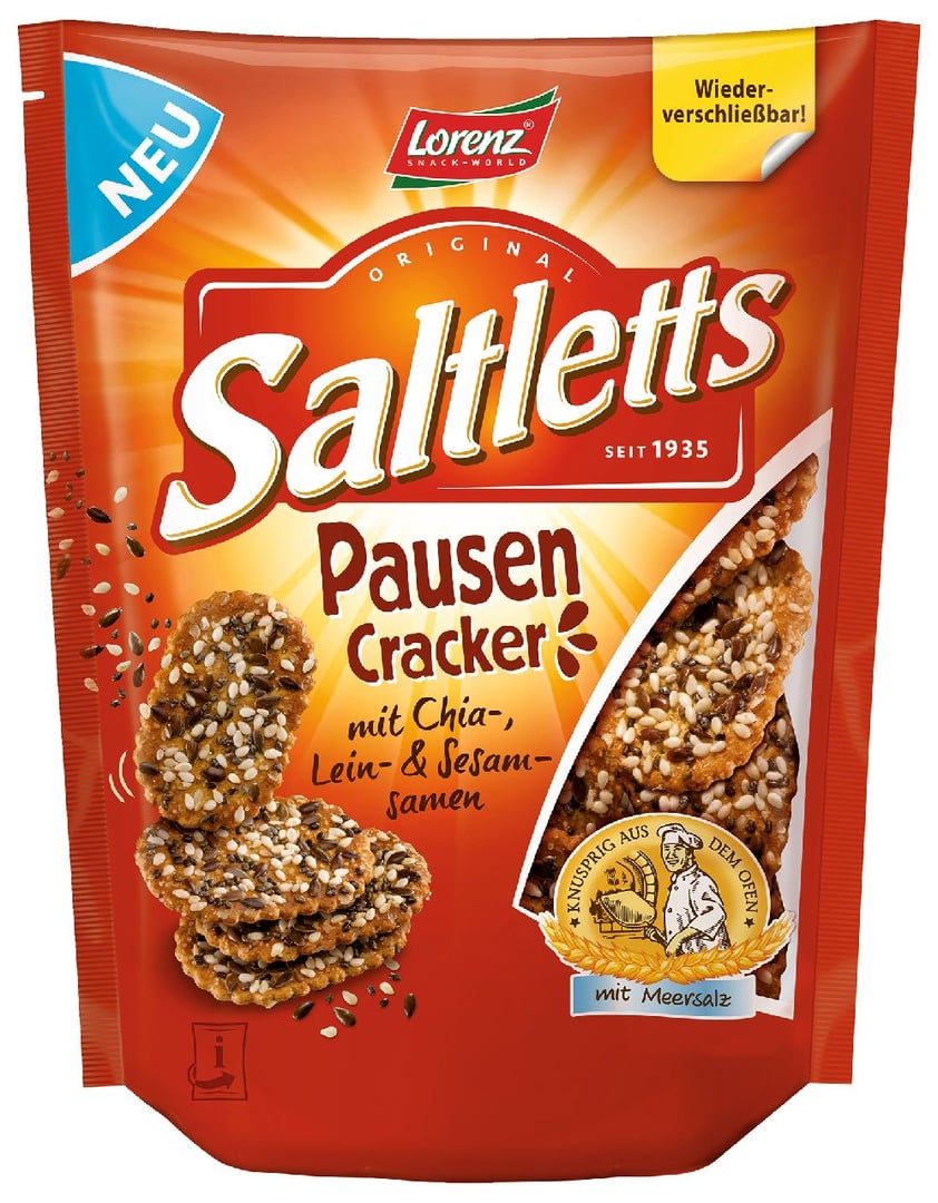 Saltletts - Pausen Cracker - 100 g Beutel