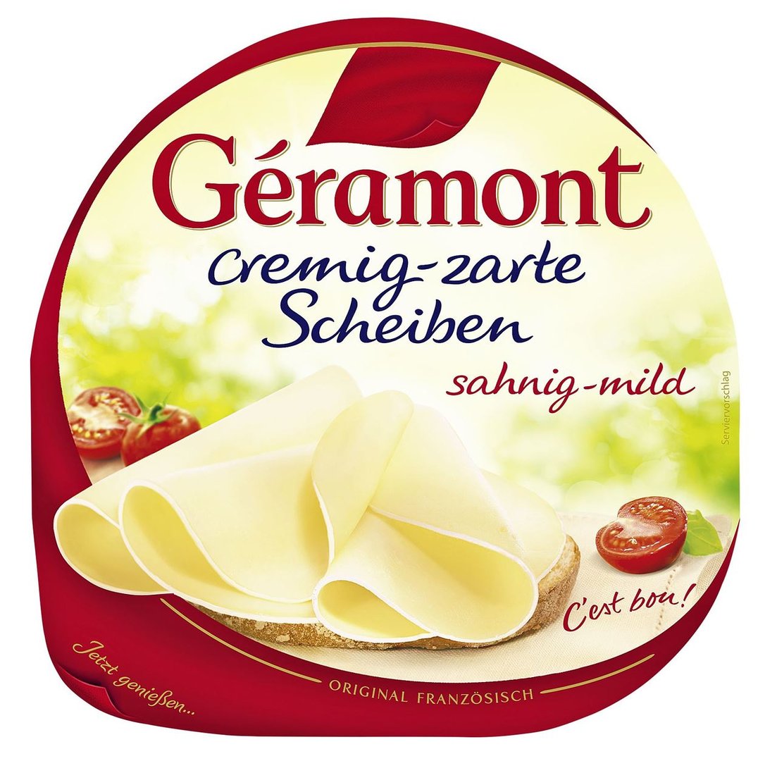 Géramont - Scheiben Sahnig-mild 60 % Fett - 1 x 150 g Packung