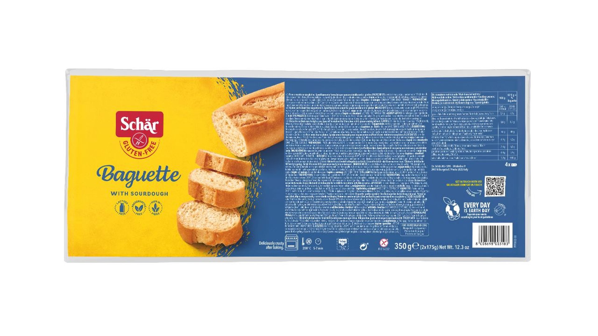Schär - Baguette glutenfrei, 2 Stück à 175 g - 350 g Packung