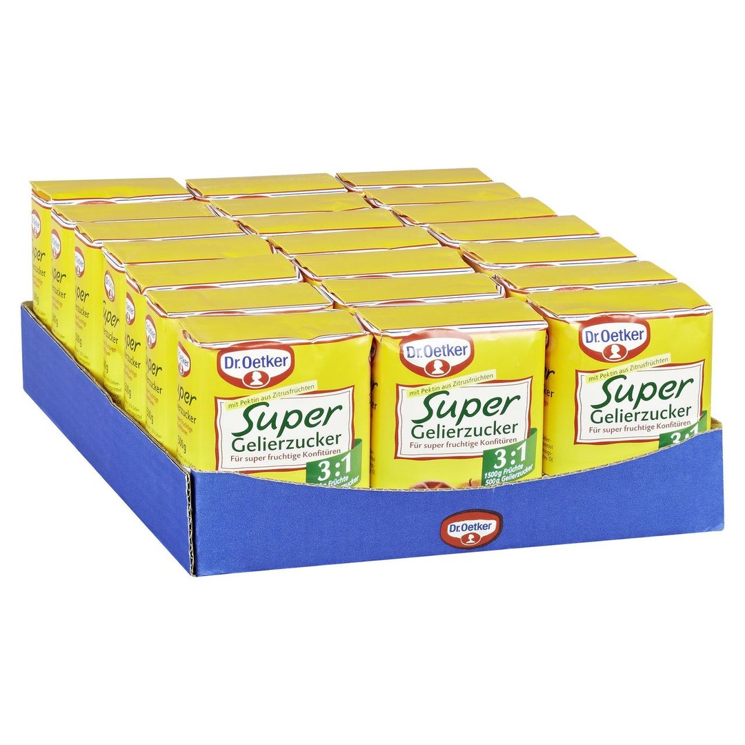 Dr. Oetker - Super Gelier Zucker 3:1 - 21 x 500 g Karton