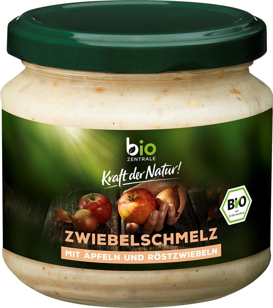 bio ZENTRALE - Brotaufstrich Zwiebelschmelz vegan, glutenfrei - 150 g Tiegel